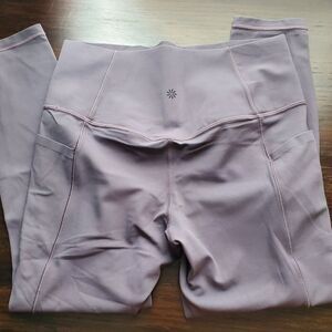 Cutie Lavender Salutation Stash 7/8 Tight Leggings -M